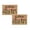 B 2PCS, variant on 1PCS Vintage Spring Welcome Coir Doormat Retro Rug for Front Door, Indoor Outdoor Welcome Mat Spring Home Entryway Outside Yard Home Decoration