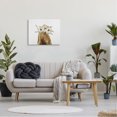 thumbnail image 3 of Stupell Industries Farmhouse Brown Horse Minimal Design White Floral Crown Canvas Art, 30 x 24, by Leah Straatsma, 3 of 7