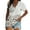White, variant on Aayomet Shirts For Women Womens Summer Tops 2023 Casual Dressy Short Sleeve V Neck T Shirts Plus Size Floral Shirt Cute Tees Trendy Blouses Tshirt,Brown L