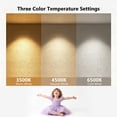 thumbnail image 4 of DAYBETTER 1 Pack Rechargeable Clip Bookmark Reading Light, Eye-Friendly LED with 3 Color Temperatures, Type-C Charging for Book Lovers, Children & Travelers, Blue, 4 of 6