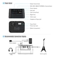 thumbnail image 4 of Amplificador JOYO MA-10E Mini altavoz amplificador de guitarra eléctrica portátil 10 vatios Amp OD / canales dobles limpios con adaptador de corriente Joyo Amplificador, 4 of 6