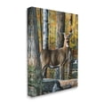 thumbnail image 3 of Stupell Industries Deer Among Autumn Foliage Animals & Insects Painting Gallery Wrapped Canvas Print Wall Art, 16 x 20, 3 of 7