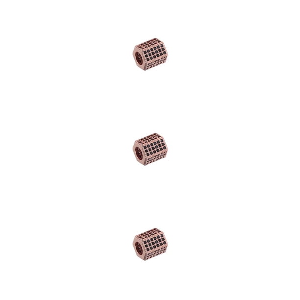 Qarigey Cuentas de cobre Hexágono Accesorio Unisex Adultos Joyas Ornamentales para doméstico Artesanía Negro Hao Oro rosa Type1 NO1 Qarigey CBP277148