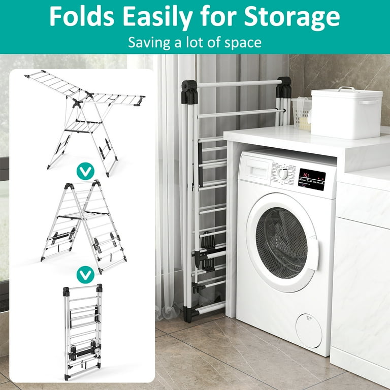 Laundry Room Sweater Dryer Vebreda Clothes Drying Rack – Folding