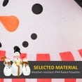 thumbnail image 4 of Outsunny 6.1' Christmas Inflatables Three Snowmen with Sign Each, Blow-Up Outdoor Christmas Decorations with LED Lights for Garden Party, 4 of 9