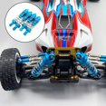 thumbnail image 3 of 4X 1:10 Scale Metal Front Rear Shock Absorber for Wltoys 104001 RC Model Car Upgrade Parts - Titanium, 3 of 5