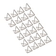 thumbnail image 5 of 24 Piezas Porta Tarjetas Triangulares Simples, Elegantes, Ligeros, Portátiles, Clips para Tarjetas para Clasificación de Archivos de Oficina, Plata, 5 of 5