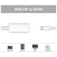 thumbnail image 3 of Mini Display Port DP to HDMI Adapter Thunderbolt Cable for iMac MacBook Pro & Air, 3 of 4