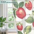 thumbnail image 4 of Yayeee Window Curtains Set of 2 for Living Room Light Filtering 63"x52", Apple Leaves Pattern, 4 of 7