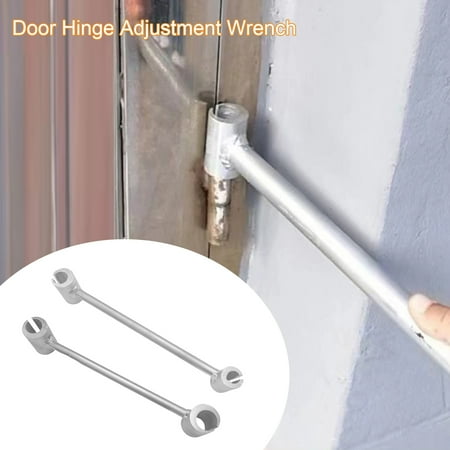 

Yanerim 1/2Pcs Hinge Gap Adjusting Wrench Double-head Door Hinge Spanner Portable Heavy Duty Steel Door Hinge Adjustment Repair Hand Tools