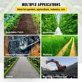 thumbnail image 6 of VEVOR 3FTx50FT Premium Weed Barrier Fabric Heavy Duty 5OZ, Woven Weed Control Fabric, High Permeability Good for Flower Bed, Geotextile Fabric for Underlayment, Polyethylene Ground Cover, 6 of 9