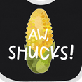thumbnail image 4 of Inktastic Aw, Shucks Corn on the Cob Humor Boys or Girls Baby Bib, 4 of 4