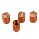 thumbnail image 3 of 4pcs Aluminio Tapas Válvula de Neumático con Bandera Americana Tapones Anti-Polvo de Rueda naranja, 3 of 5