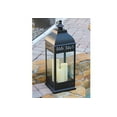 thumbnail image 3 of Smart Solar - San Nicola Triple LED Candle Lantern-Red, 3 of 7