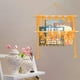 thumbnail image 3 of Estante de almacenamiento de cuerda de algodón con borlas tejidas a mano para revistas, decoración de pared para el hogar y manualidades Amarillo, 3 of 8