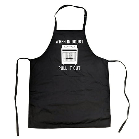 Cookout Apron When In Doubt Pull It Out Funny Baking BBQ Smock