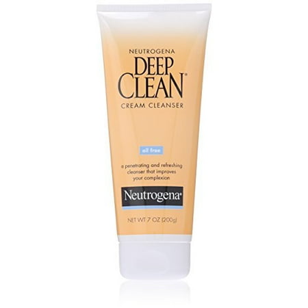Neutrogena Deep Clean Cream Cleanser, 7 Fl. Oz (Best Drugstore Cream Facial Cleanser)