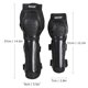 thumbnail image 2 of 4Pcs Knee Pads Elbow Pads Set Elbow Knee Guards Caps Protective Gear Set Protector for Motocross Skating Mountain Biking Motorcycling, 2 of 5