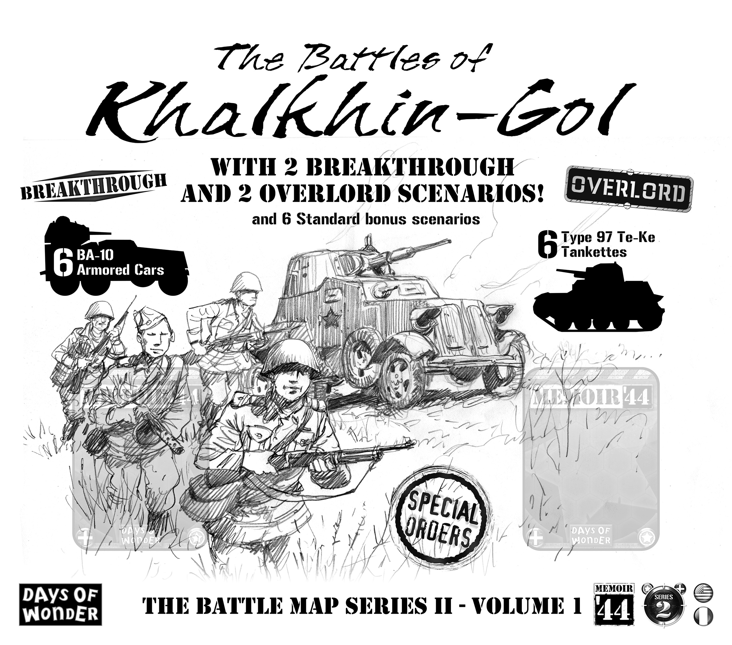 Battles Of Khalkhin Gol – Espansione Memoir '44 – ASMODEE – Nuovo Sigillato - Foto 5