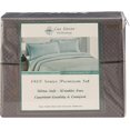 thumbnail image 5 of 4 Piece Bed Sheets Set Full Checkered - Hotel Quality 4 Piece Deep Pocket 1800 Series Bed Sheet Set (Full, Grey), 5 of 5