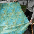 thumbnail image 3 of Teal Marble 120” x 52” Vinyl Wrap Sheet for large or custom items | 3M wrap DIY to custom skin gear of all types and sizes, including vehicles, boats, appliances, furniture, atv’s, golf, 3 of 5