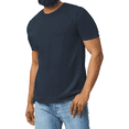 thumbnail image 3 of Hanes Essential-T Short Sleeve Cotton T-Shirt for Adult, Athletic Navy, 2XL, 3 of 5