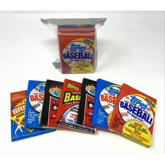 Superior Sports Investments 100 Old Vintage Topps Baseball Cards ~ Sealed Wax Packs Lot