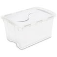 thumbnail image 1 of Sterilite 48 Quart Clear Storage Container Tote with Hinged Lid, (30 Pack), 1 of 8