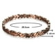 thumbnail image 2 of Pulsera de cobre de desintoxicación linfática para mujeres, alivio del dolor para la artritis, drenaje linfático, pulseras terapéuticas de terapia magnética de cobre sólido, eslabones únicos de espiga, 2 of 5