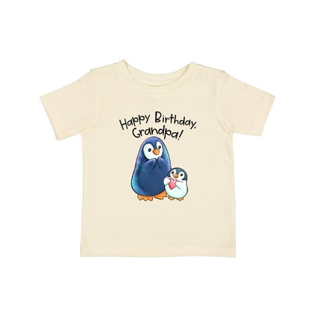 

Inktastic Happy Birthday Grandpa!- Cute Penguins Gift Baby Boy or Baby Girl T-Shirt