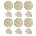 thumbnail image 4 of Juego de manteles individuales, manteles individuales y posavasos para mesa de comedor, juego de manteles individuales, posavasos, integración perfecta Jadeshay A, 4 of 8