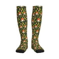 thumbnail image 3 of Compression Socks for Women and Men - Mushroom Leaf Compression Socks Circulation for Workout, 3 of 8