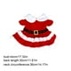 thumbnail image 3 of Disfraz Navideño de Papá Noel para Mascotas: Vestido Rojo Navideño con Cinturón y Collar para Gatos y Perros Pequeños, Ideal para Fiestas Navideñas, Ideal para Sesiones de Fotos, Poliéster Suave., 3 of 6