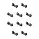 thumbnail image 1 of Injueey Clips de cable de 20 piezas Práctico soporte de caída de cable Clip de cable autoadhesivo Negro 10Conjunto, 1 of 6