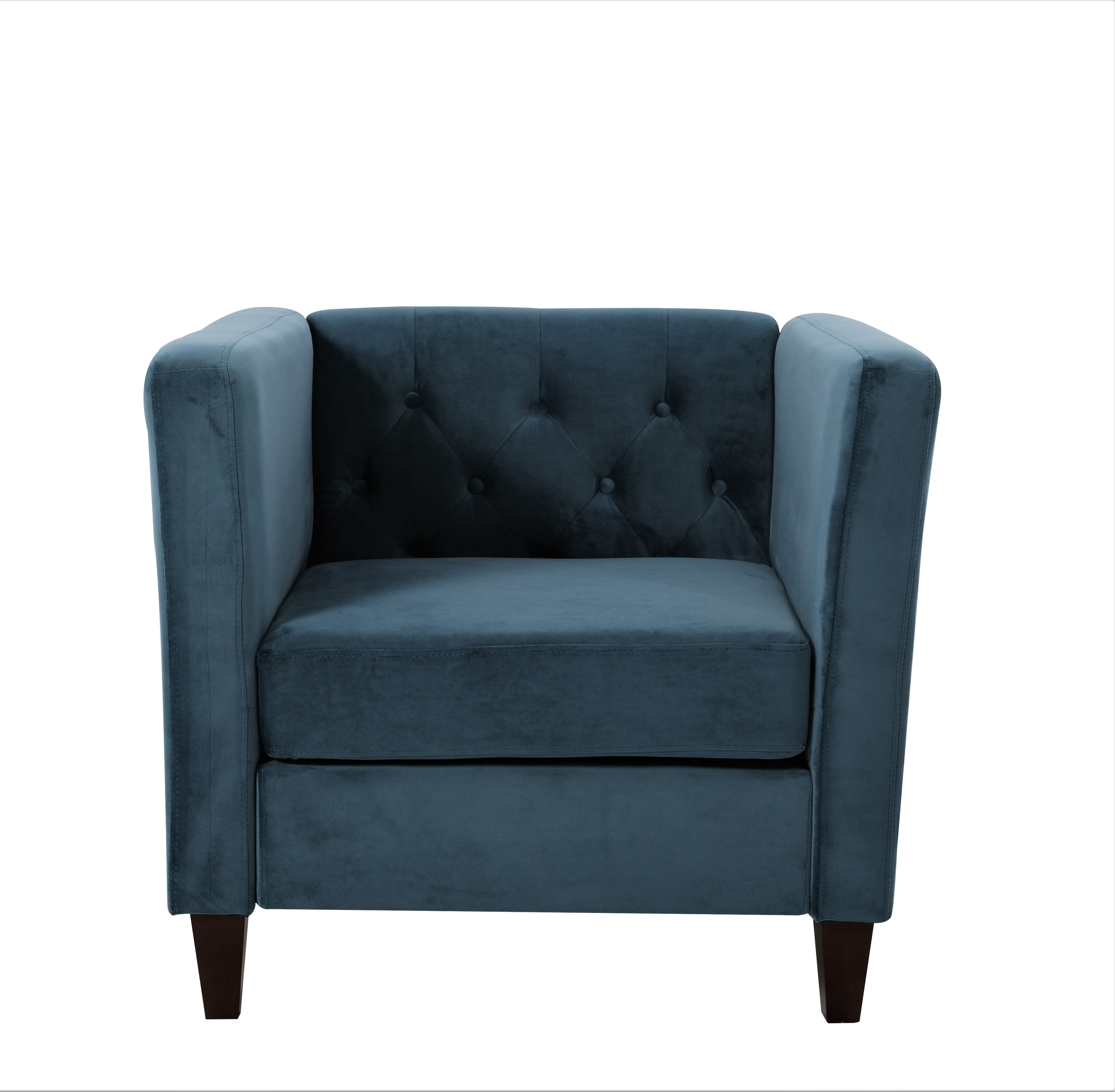 Lisette 33.07'' Velvet Square Arm Chair