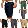 thumbnail image 4 of Men‘s Summer Five-minute Worker Pants Large Pocket Draw Rope Casual Shorts, 4 of 8