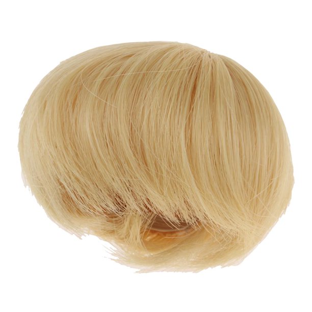 Peluca de muñecas BJD 1/8 Mini BJD Doll Hair Peluca de mohair artificial 5-6 pulgadas para MSD DZ MDD Doll Accesorios personalizados Magideal Peluca de muñecas BJD
