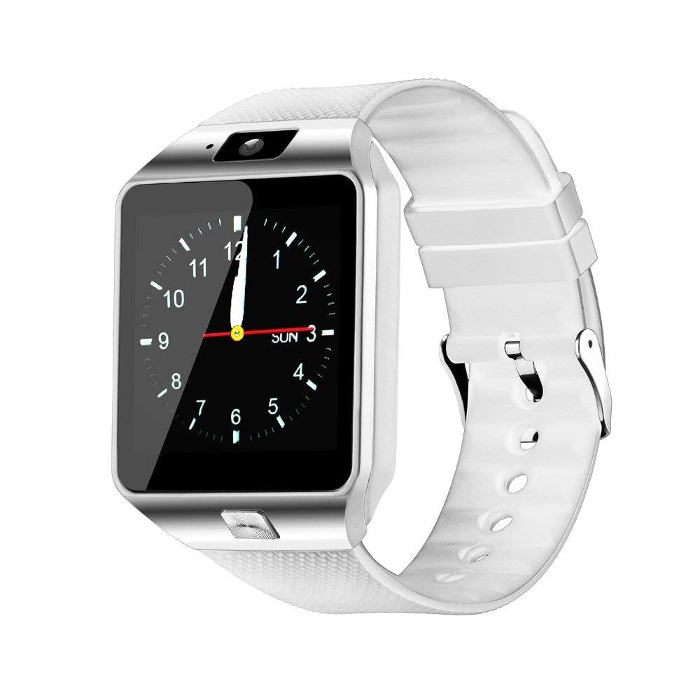 White smart watch with camera Clearance