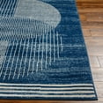 thumbnail image 6 of Hauteloom Gent Hallway, Kitchen Runner Rug - Modern - Silver, Blue - 2'7" x 10', 6 of 9