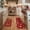 A, variant on Christmas Kitchen Rugs Set of 2, , Non Slip Anti Fatigue Kitchen Mats for Floor, Cushioned Kitchen Rug Set Christmas Winter Holiday Decoration,16x24in 16x48in