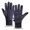 Blue, variant on Winter Thermal Cycling Adjustable Snap Closure Windproof Cold Weather Lined Full Finger Touchscreen Grip for Outdoor Sports Activities Black L