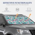 thumbnail image 4 of Fotbe Dogs With Swimming 2-Piece Car Windshield Sun Shade | Sun Blocker for Car Windshield | Foldable Automotive Interior Accessories for Sun Protection-Medium, 4 of 6
