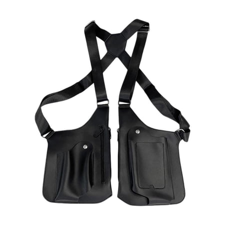 CEORPER Men Underarm Shoulder Bag Waterproof PU For Entertainment And Commuting