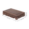 thumbnail image 3 of 1Pc Wooden Storage Base Decorative Flowerpot Base Craft Holder Pedestal, 3 of 9