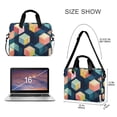 thumbnail image 3 of FORMRS 16" Laptop Bag Carrying Sleeve Case with Handle Travel Shoulder Briefcase, Blue Cubes, 3 of 8