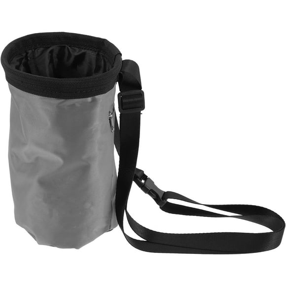 SHINYPASING Chalk Bag for Rock Climbing 1 Set with Grey Color and Rope Drawstring Style