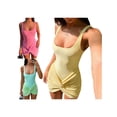 thumbnail image 6 of KelaJuan Women’s Two Piece Summer Outfits Sleeveless Open Back Clubwear Top Bodysuit Beachwear, 6 of 6