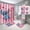 04, variant on Lheaggik Cute Cartoon 4 Pcs Bathroom Sets with Shower Curtain and Rugs, Waterproof Polyester Shower Curtain Sets with Hooks