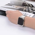 thumbnail image 5 of Metal Stainless Steel Strap Compatible with Apple Watch Bands 44mm 45mm 49mm 42mm 41mm 40mm 38mm Accessories Bracelet Metal Wristbands for iWatch Series 9 8 Ultra 3 4 5 6 SE 7 Women Men Band, 5 of 13