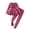 A10 Hot Pink, variant on Kids Garment Long Sleeve Cherry Print Top Pants Fashion Casual Matching Outfit (Purple, 4-5 Years)